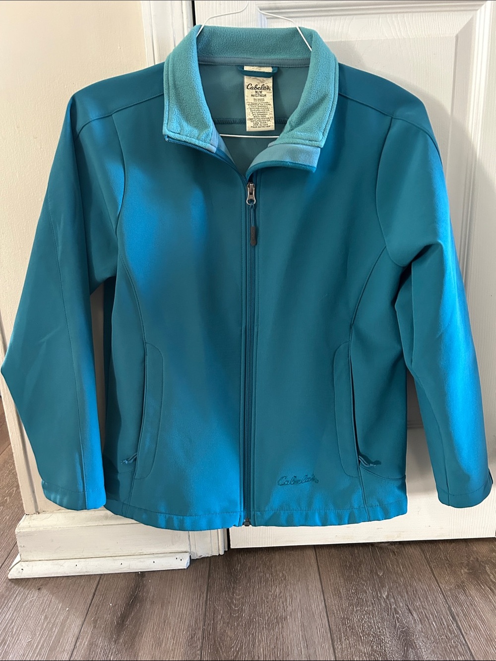 Cabela's Teal women’s Full-Zip Jacket with Contrast Collar